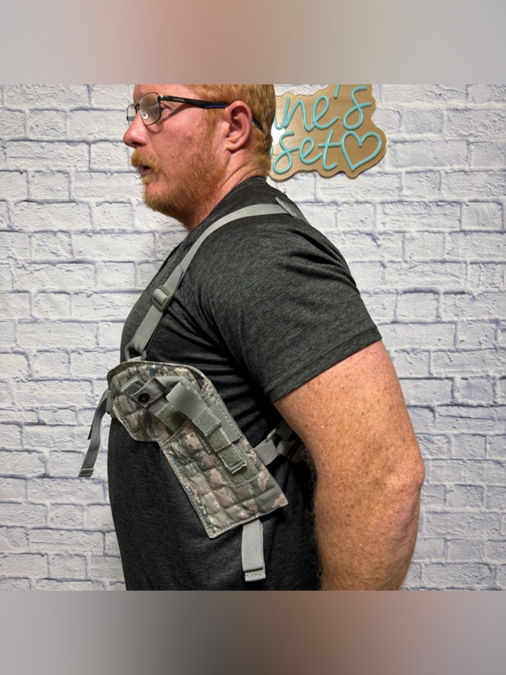 BDS Tactical Vertical Shoulder Holster digital cam